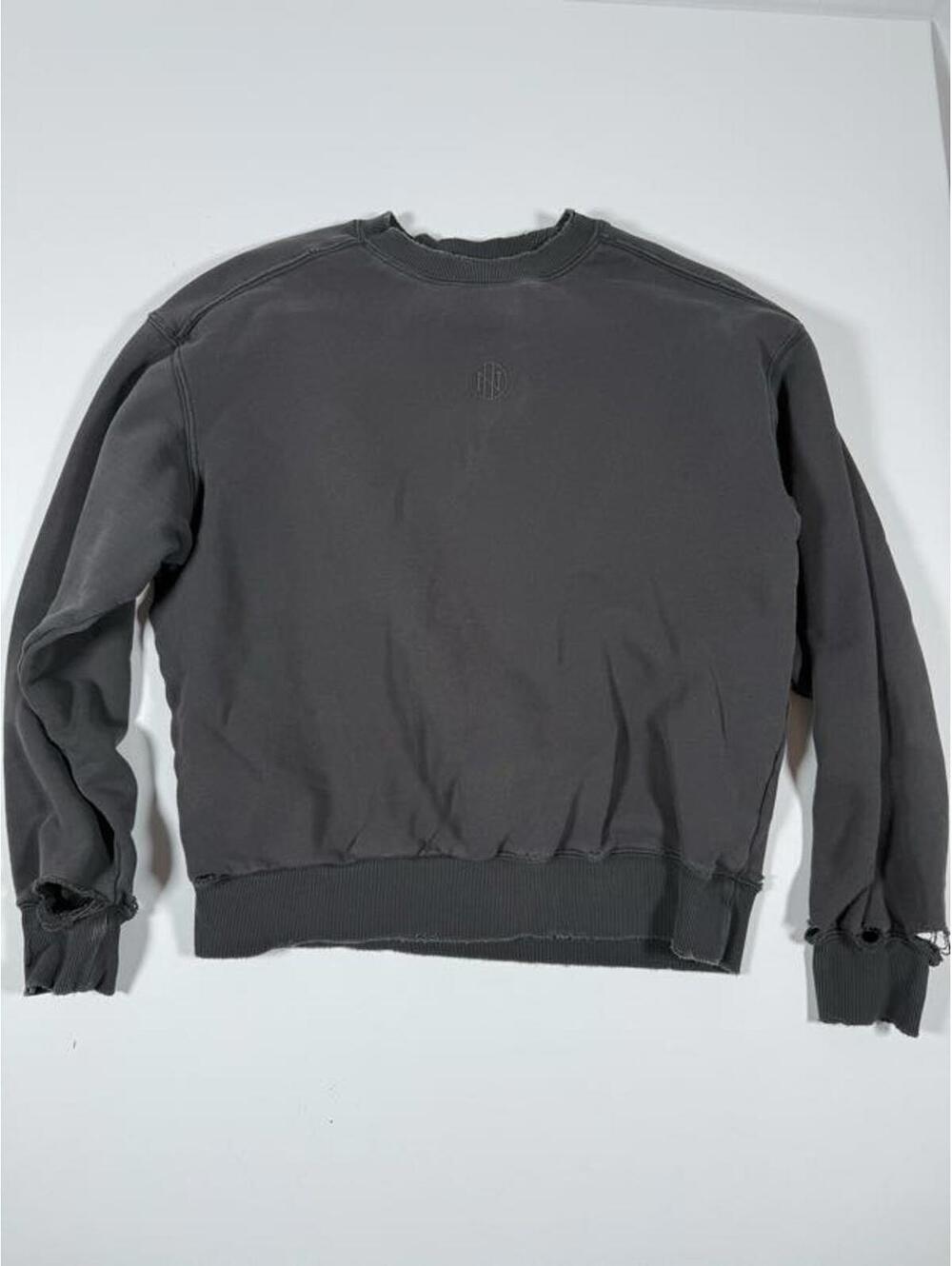 Ninth Hall Fundamentals Gray Crewneck Sweatshirt Size S